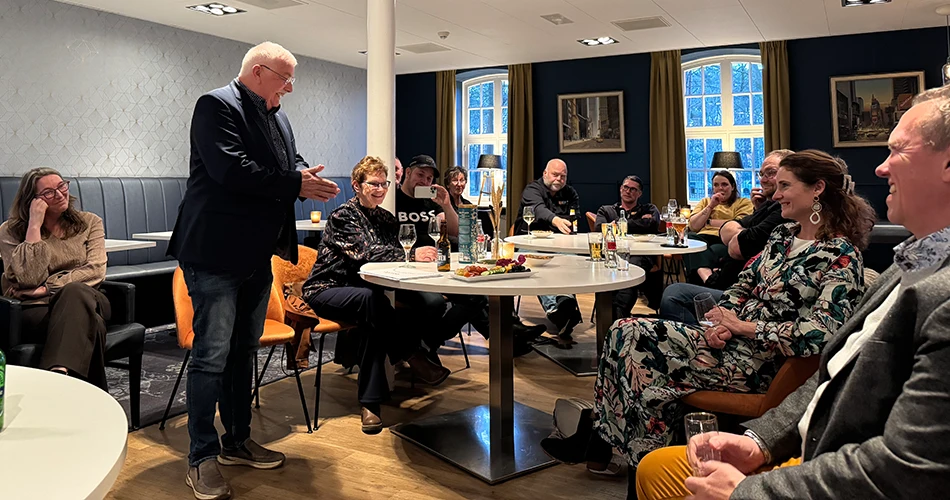 als instructeur met pensioen, maar nog steeds aan SOMA Bedrijfsopleidingen verbonden als freelance docent